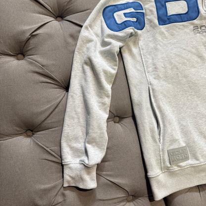 Geedup Since 2010 Quarter Zip 'White Marle Blue' (Second hand)