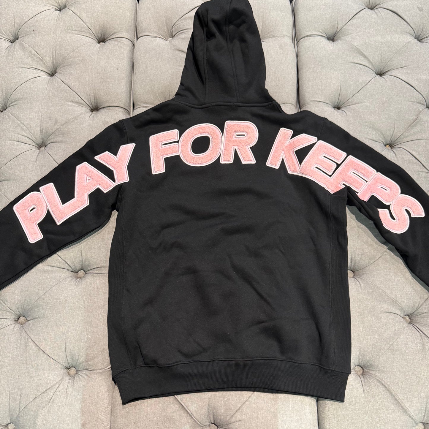 Geedup Play For Keeps Hoodie 'Black Pink' (Brand New)