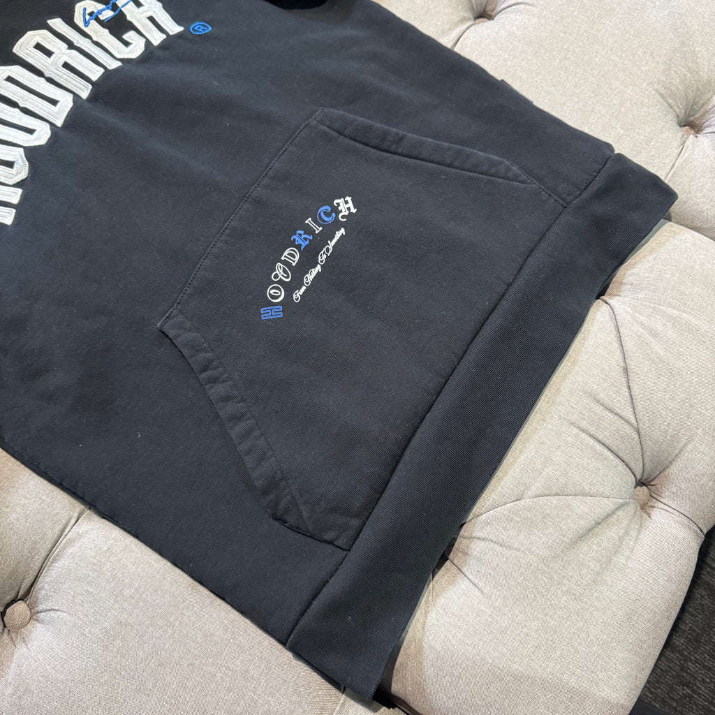 Hoodrich Hood Logo Hoodie 'Black Blue' (Second hand)