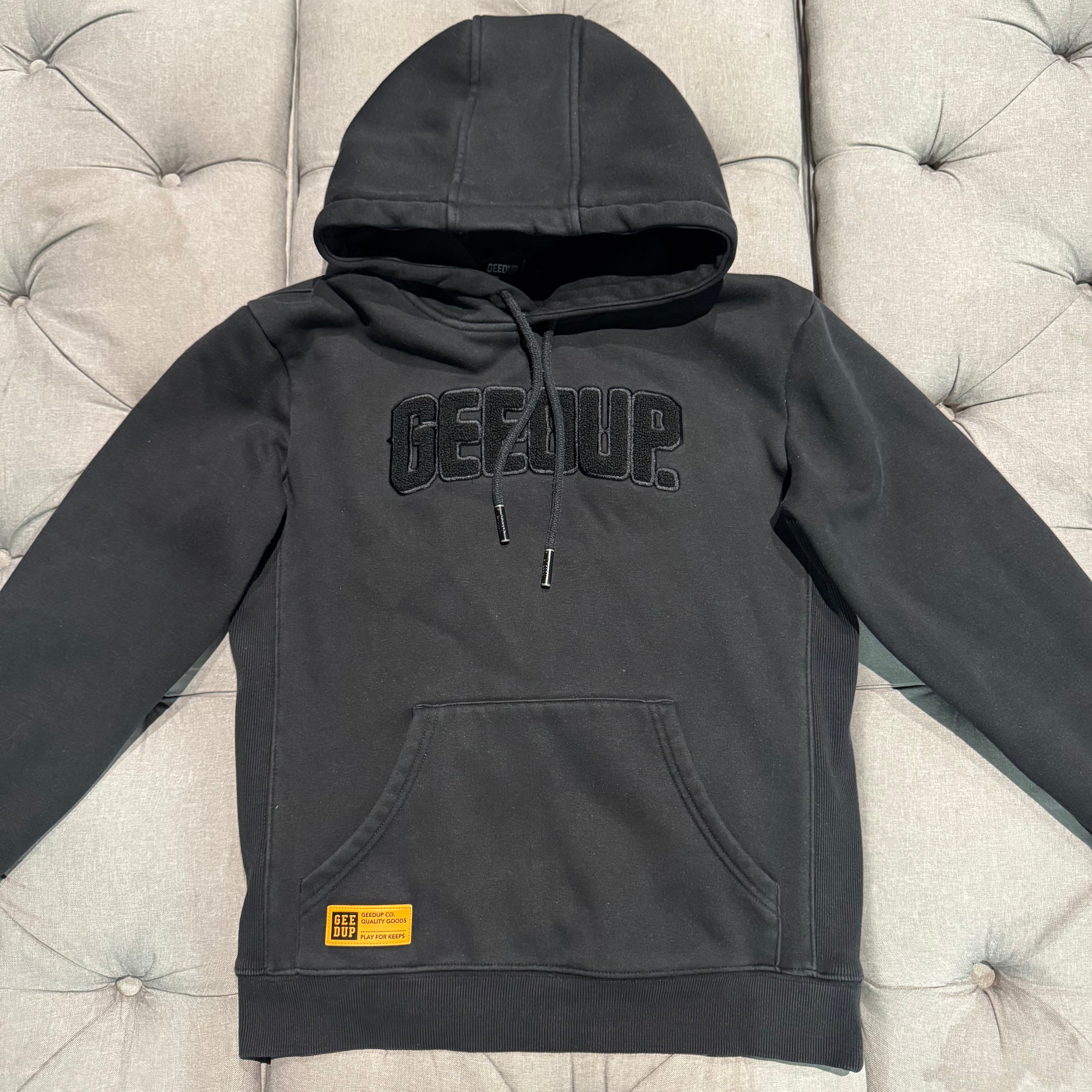 Geedup Play For Keeps Hoodie 'Blackout' (Second hand)