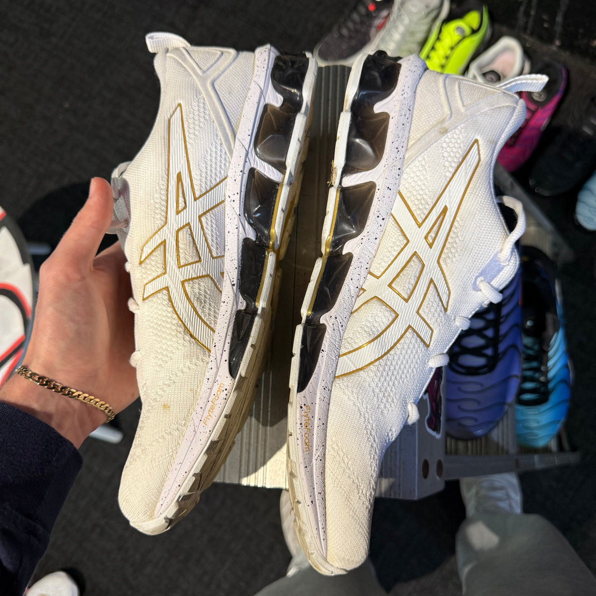Asics Gel-Quantum 360 7 Knit Tokyo Neon 2.0 'White Gold' (Second hand)