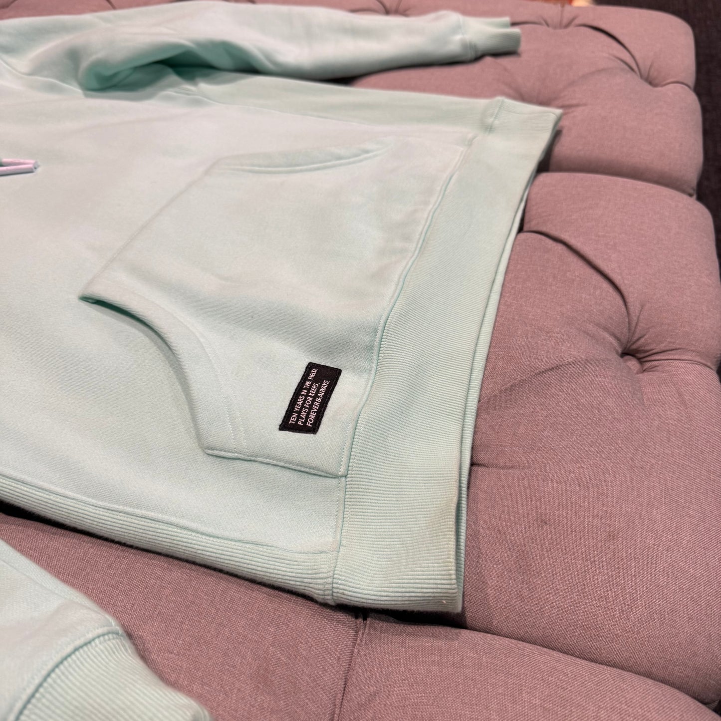 Geedup 10 Years In The Field Hoodie 'Teal/Aqua White' (Second hand)