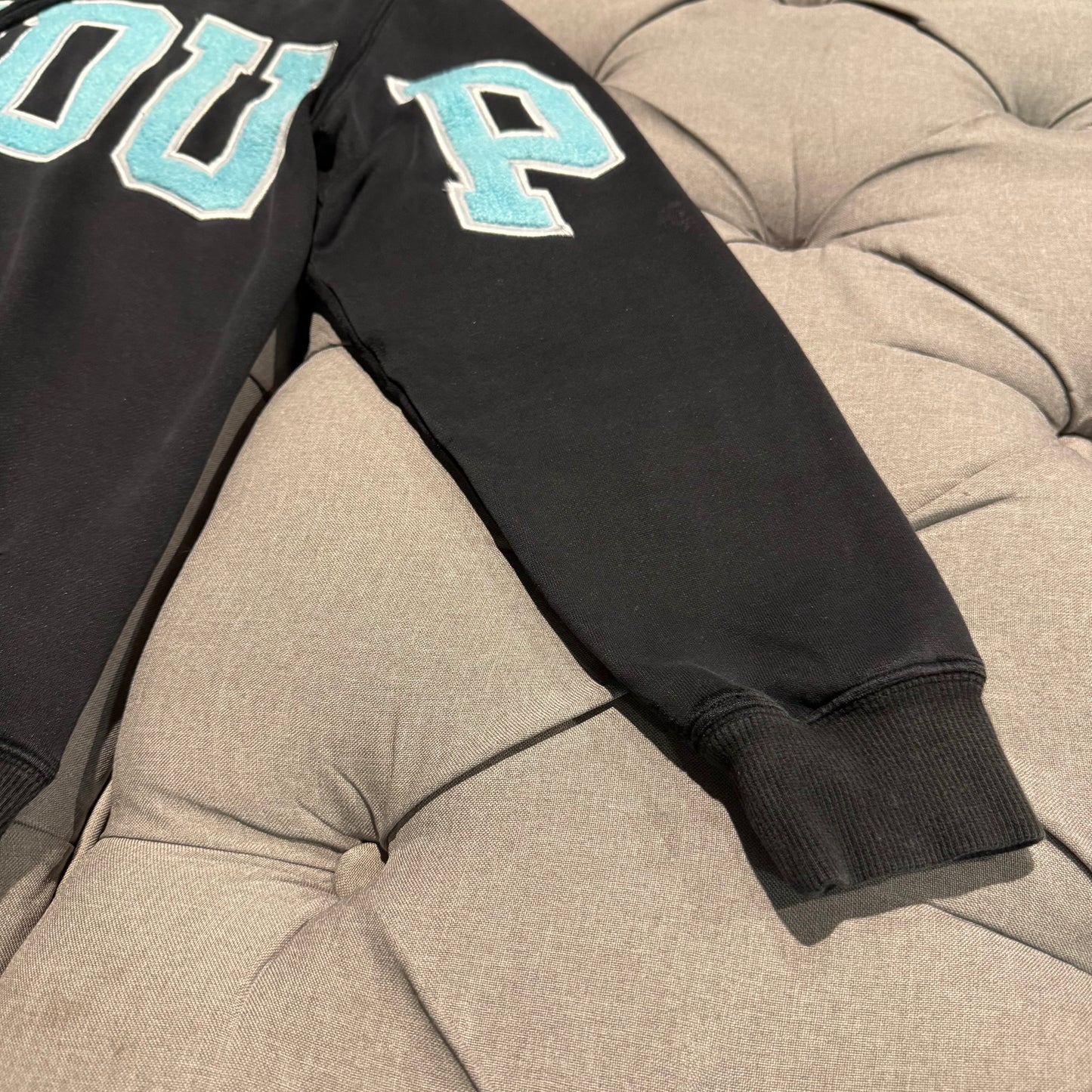 Geedup Team Logo Hoodie 'Black Blue' (Second hand)