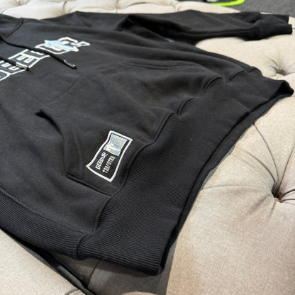 Geedup x Trapstar PFK x Irongate Hoodie 'Black Blue' (Second hand)