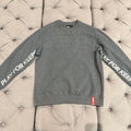 Geedup Embossed Logo PFK Crewneck 'Grey' (Second hand)