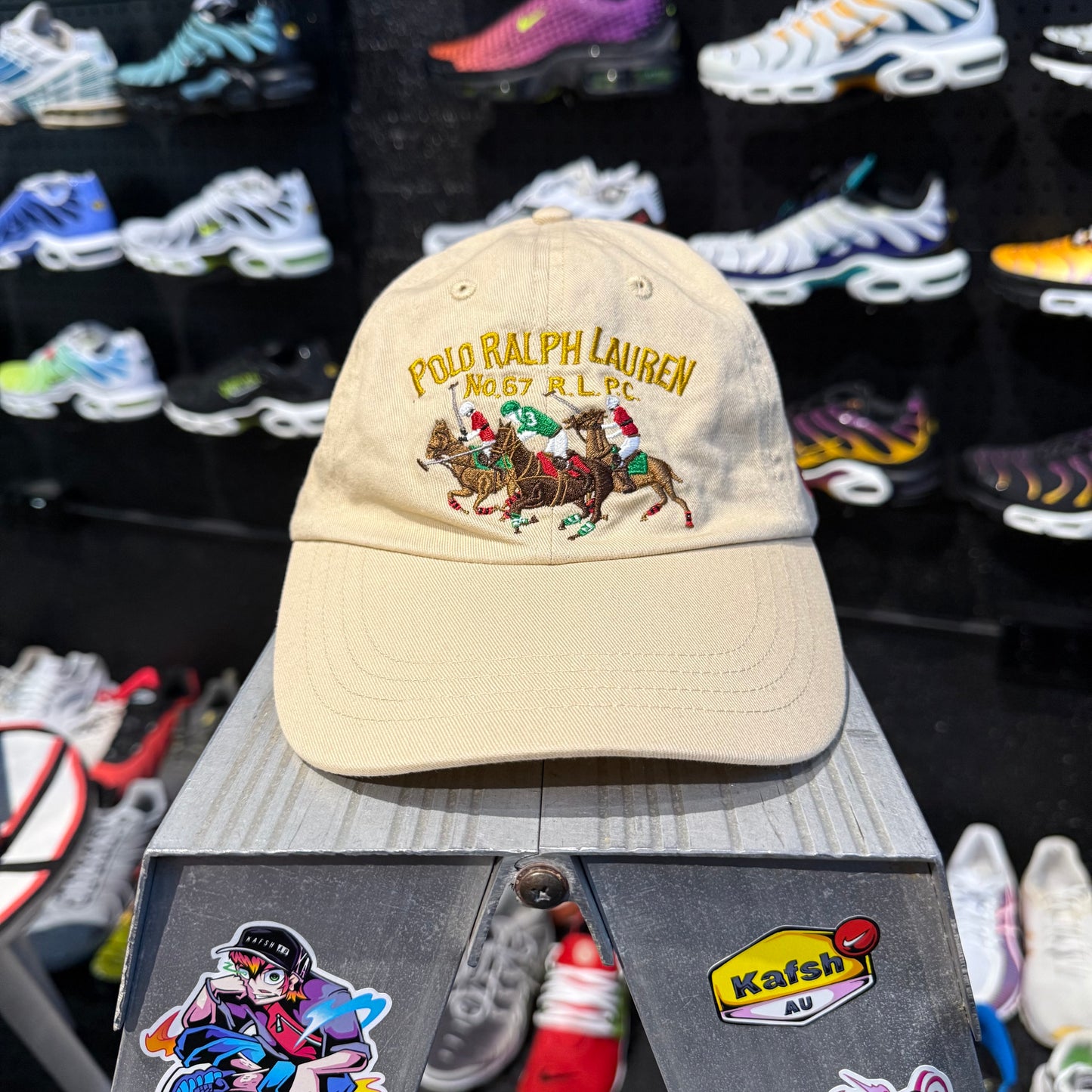 Polo Ralph Lauren No.67 RLPC Cap 'Khaki' (Second Hand)