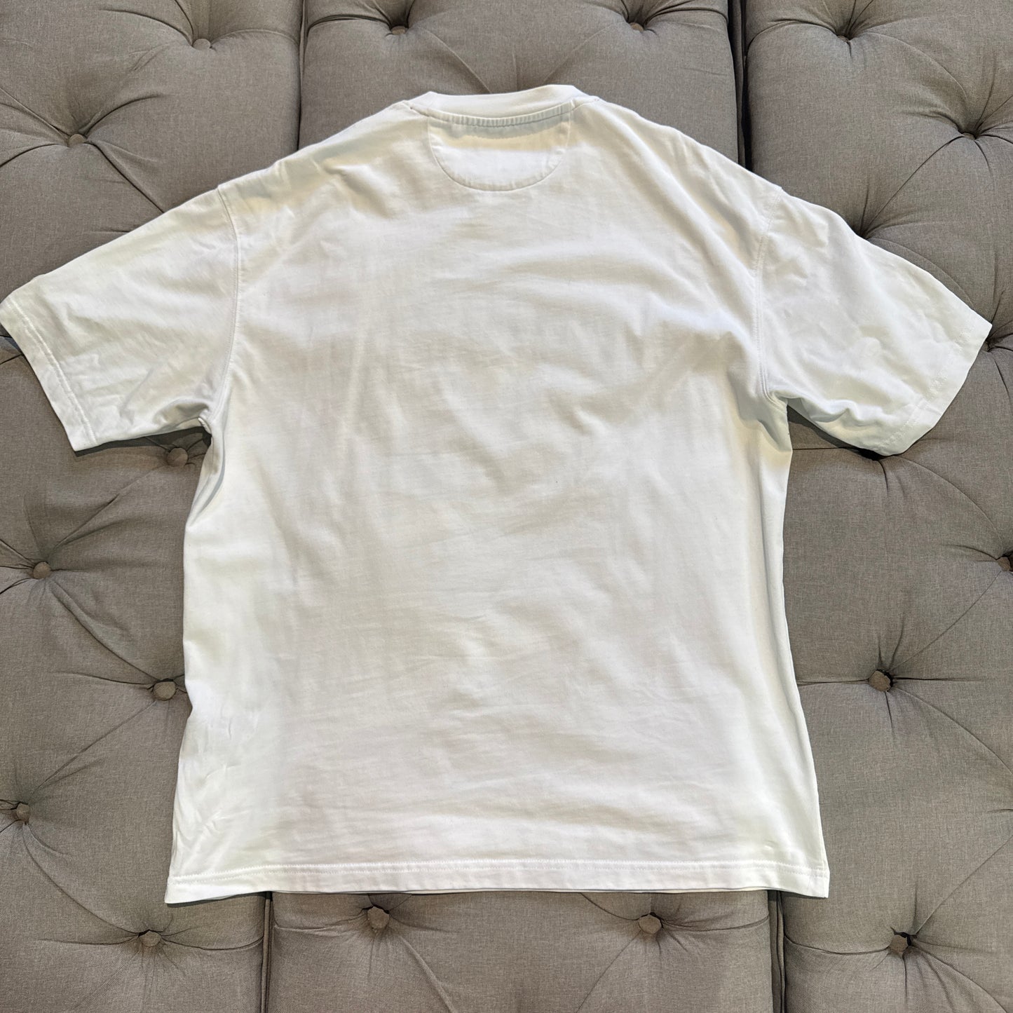 Geedup Stitched Team Logo T-Shirt 'White' (Second hand)