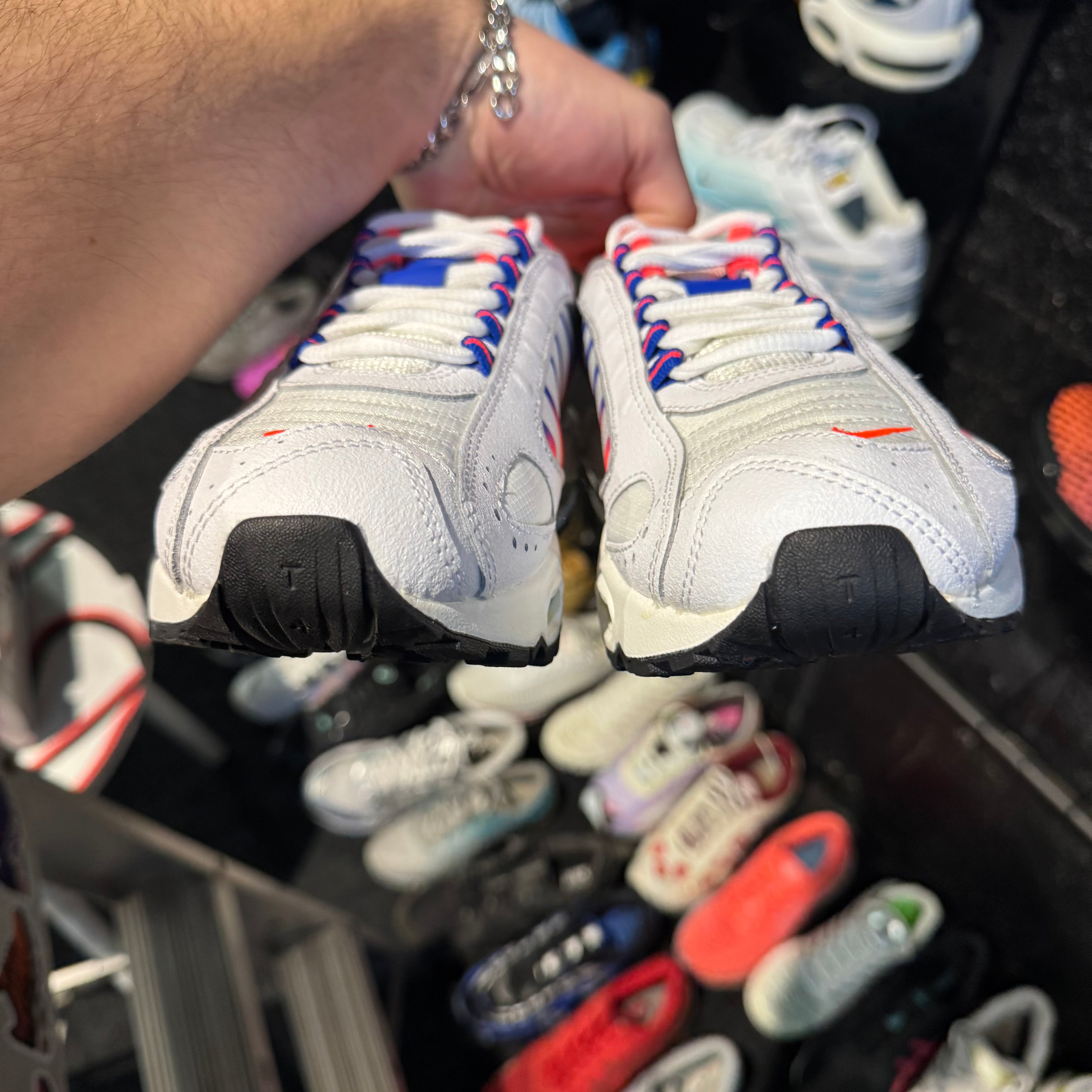 Nike Air Max Tailwind 4 'White Racer Blue Flash Crimson' (Brand New)