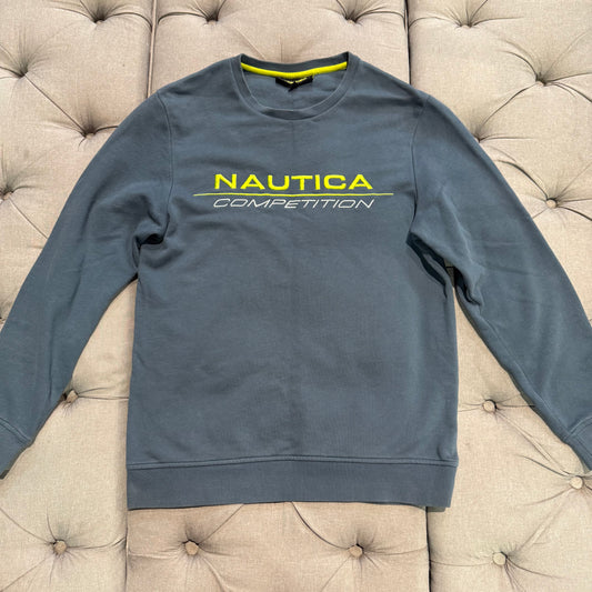 Nautica Competition Crewneck 'Navy Yellow' (Second hand)
