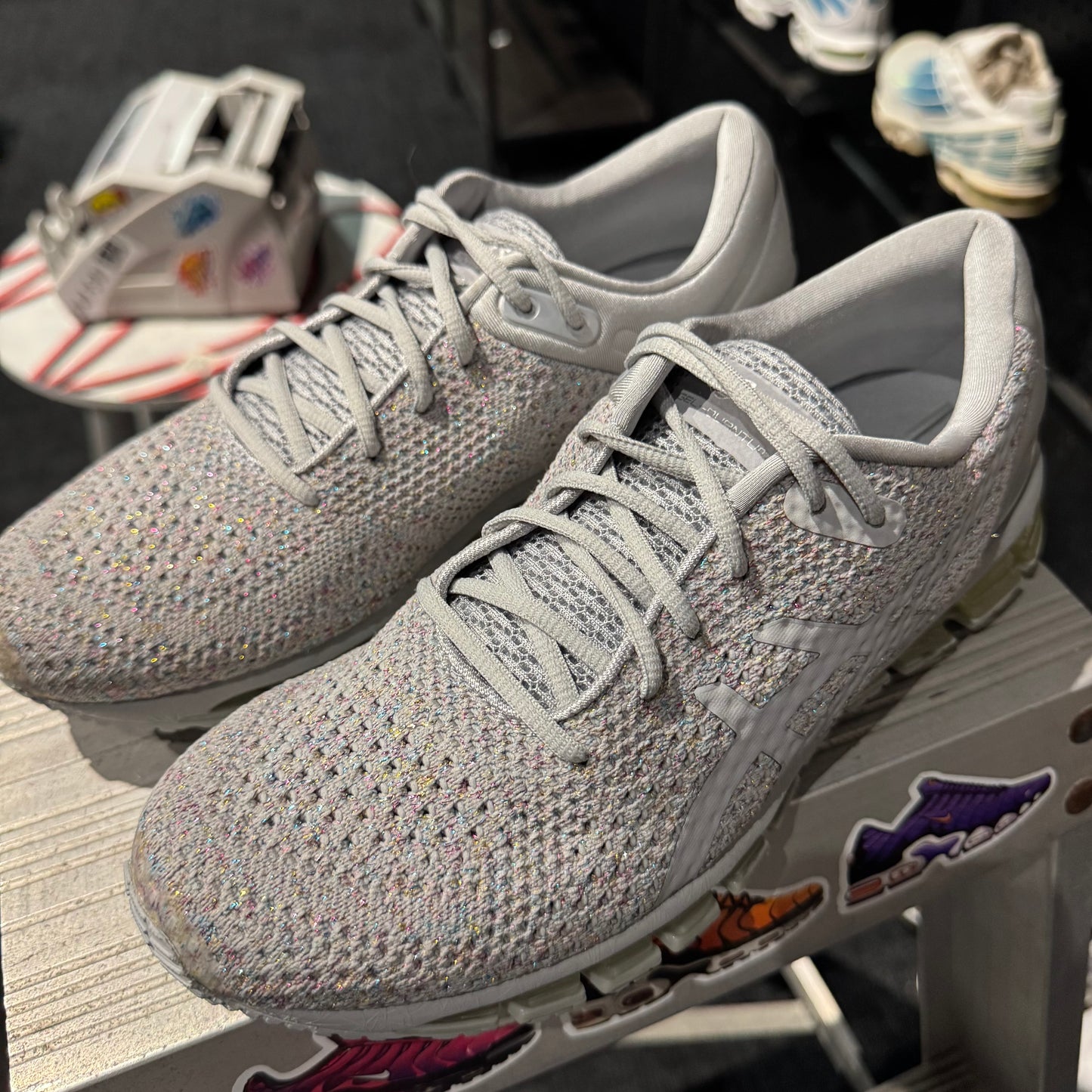 Asics Gel-Quantum 360 Knit 2 'Mid Grey Glitter' (Brand New)
