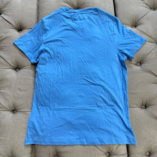 Tommy Hilfiger Flag Embroidery T-shirt 'Blue'