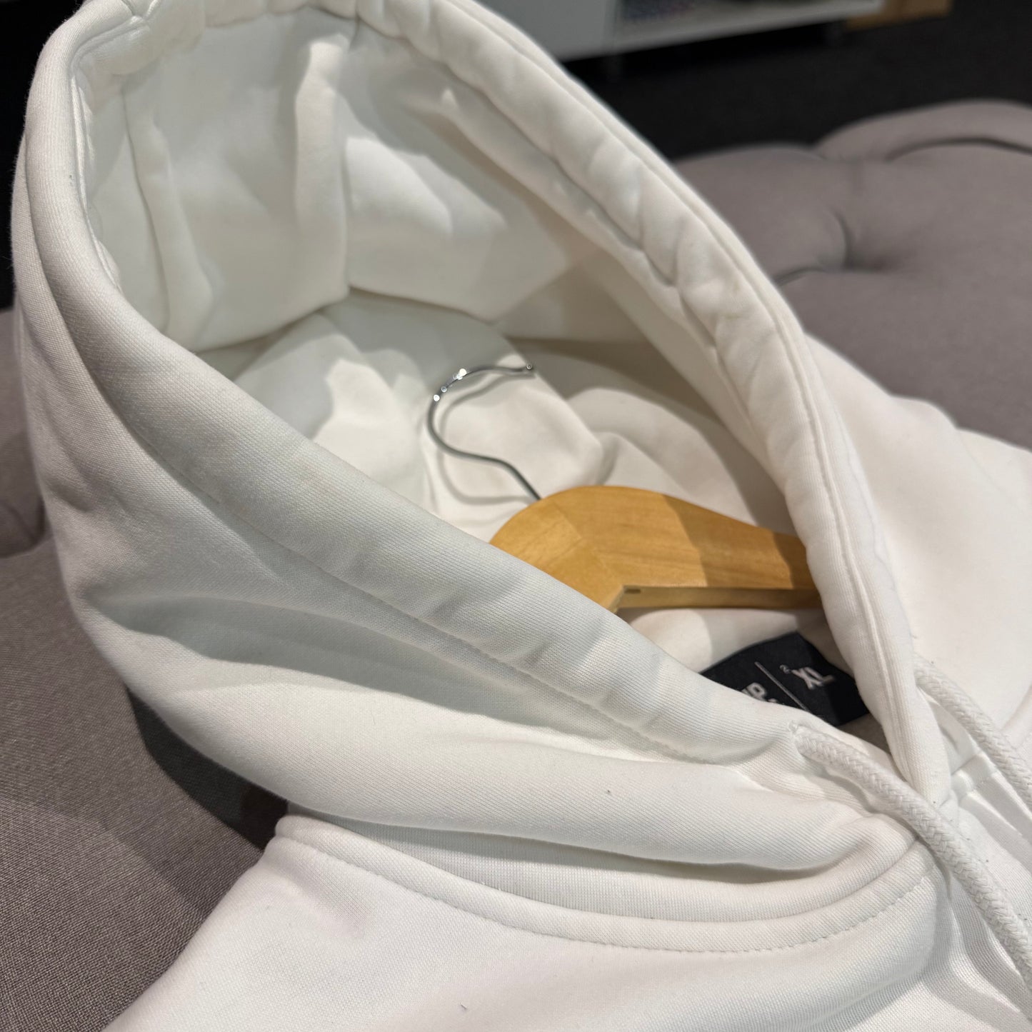 Geedup Play For Keeps Hoodie 'White Navy' (Second hand)