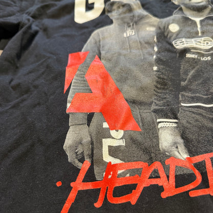 Geedup X Spotify A1 Headie One RV Abra Cadabra T-shirt 'Black Red' (Second hand)