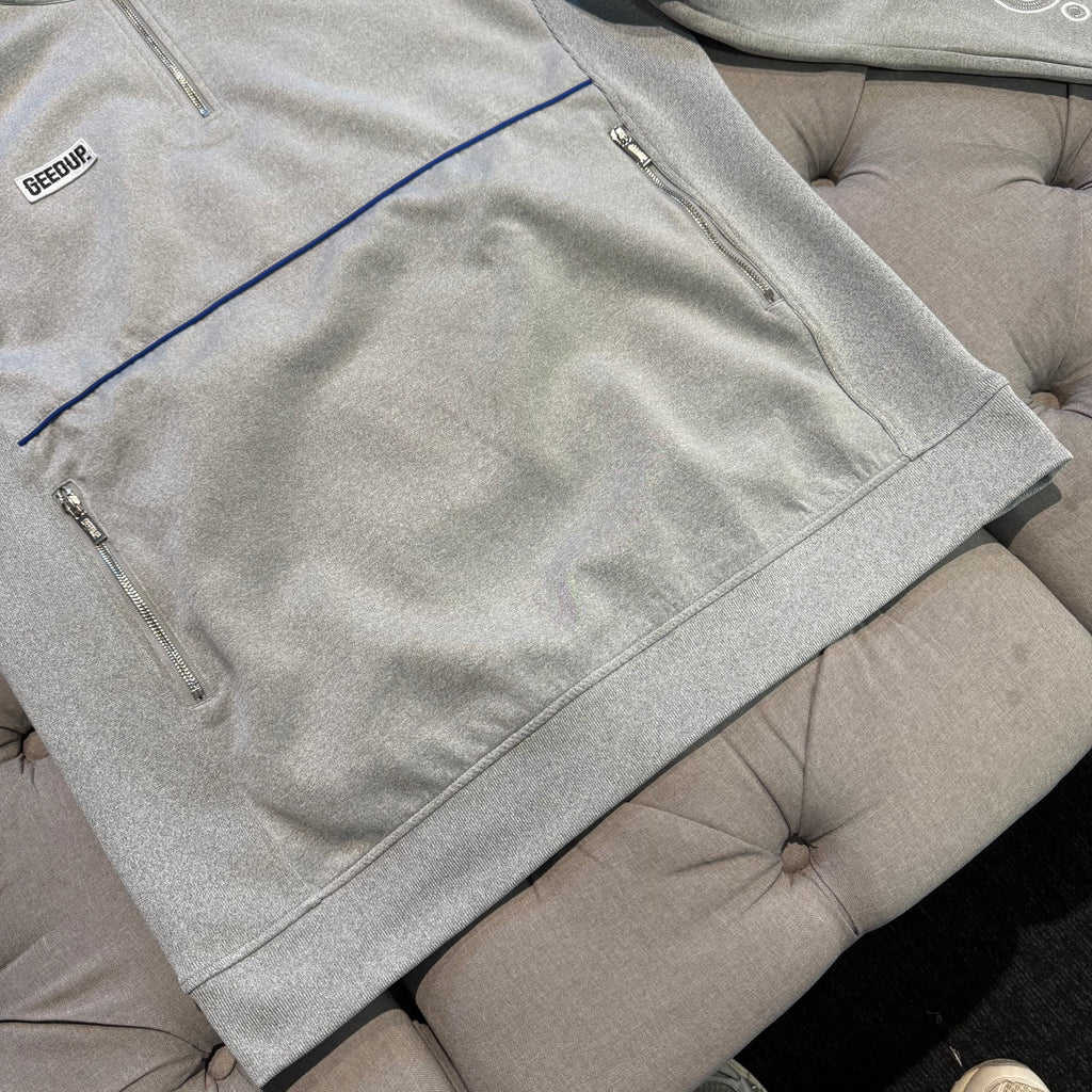 Geedup Play For Keeps Qtr Zip 'Grey Blue' (Second hand)