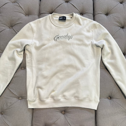 Geedup OS Script Crewneck 'Grey' (Second hand)