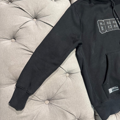 Geedup Play For Keeps Handstyle Hoodie 'Black Teal' (Second hand)