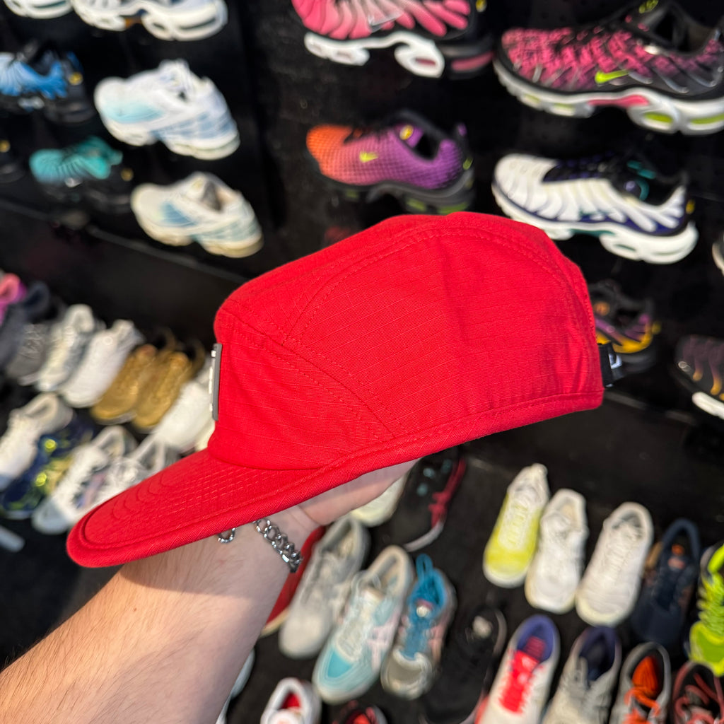 Geedup Core Logo Ripstop 5 Panel Hat 'Red' (Brand New)