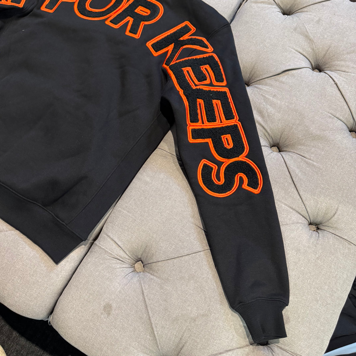 Geedup Play For Keeps Hoodie 'Black Orange' (Brand New)