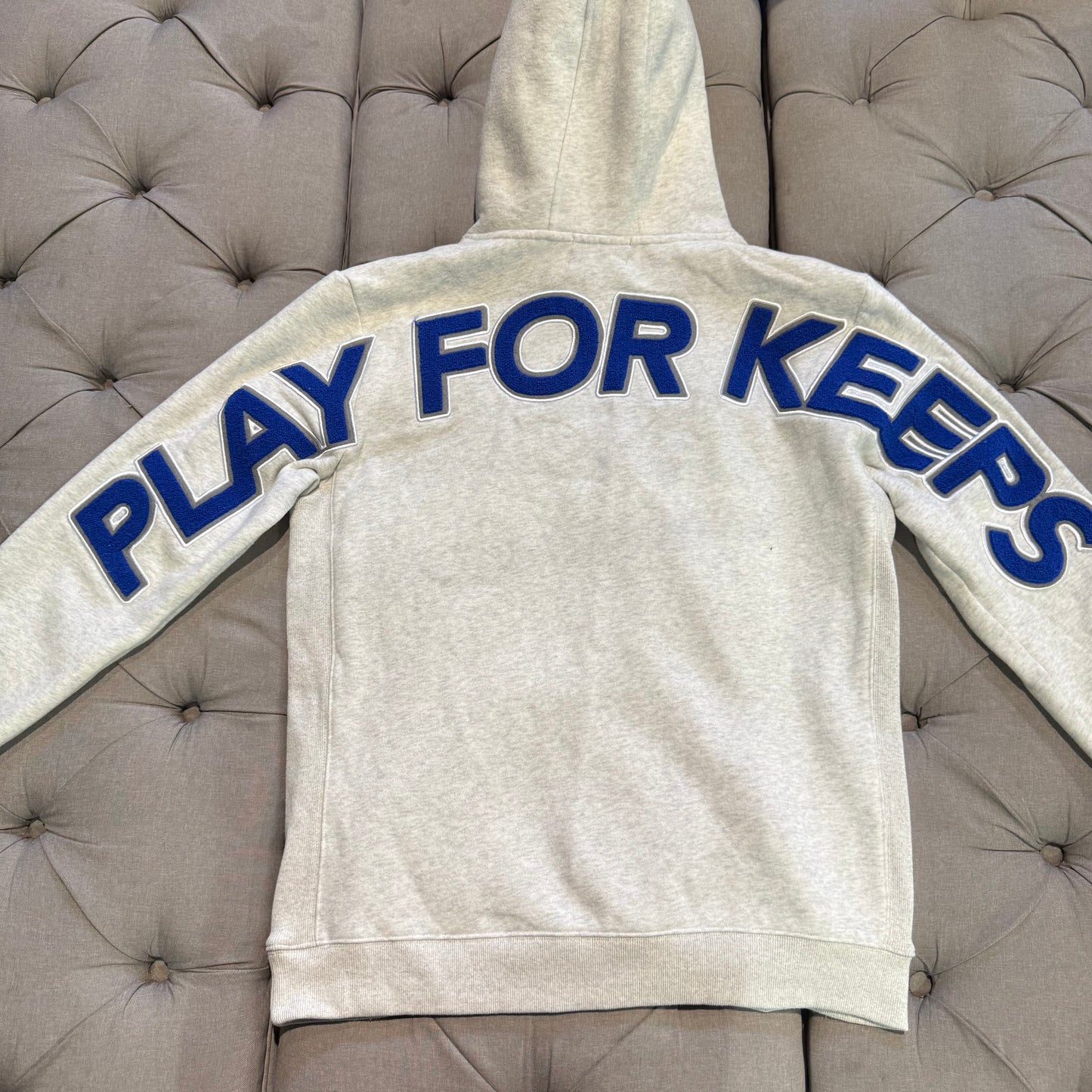Geedup Play For Keeps Hoodie 'Marle White Blue' (Second hand)