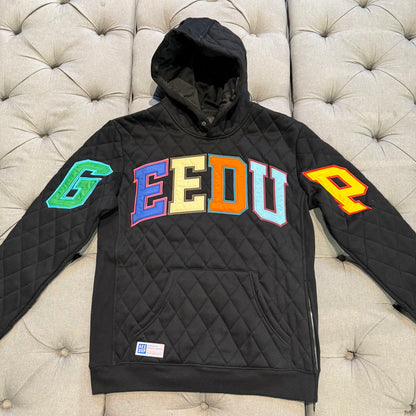 Geedup Team Logo Hoodie 'Holy Grail Multi Color 2.0 Quilt' (Second hand)