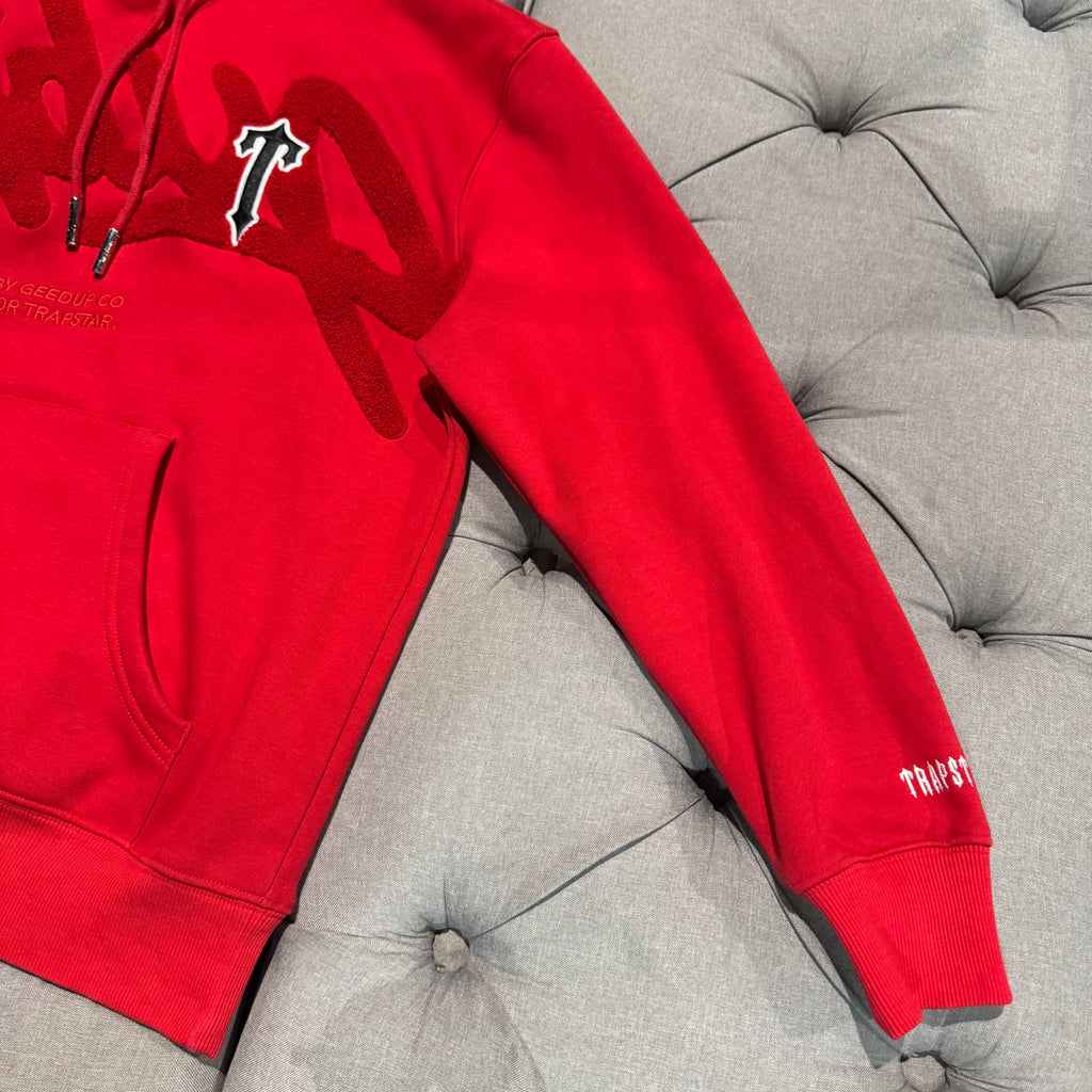 Geedup Trapstar x Handstyle x Irongate T Hoodie 'Red' (Second hand)