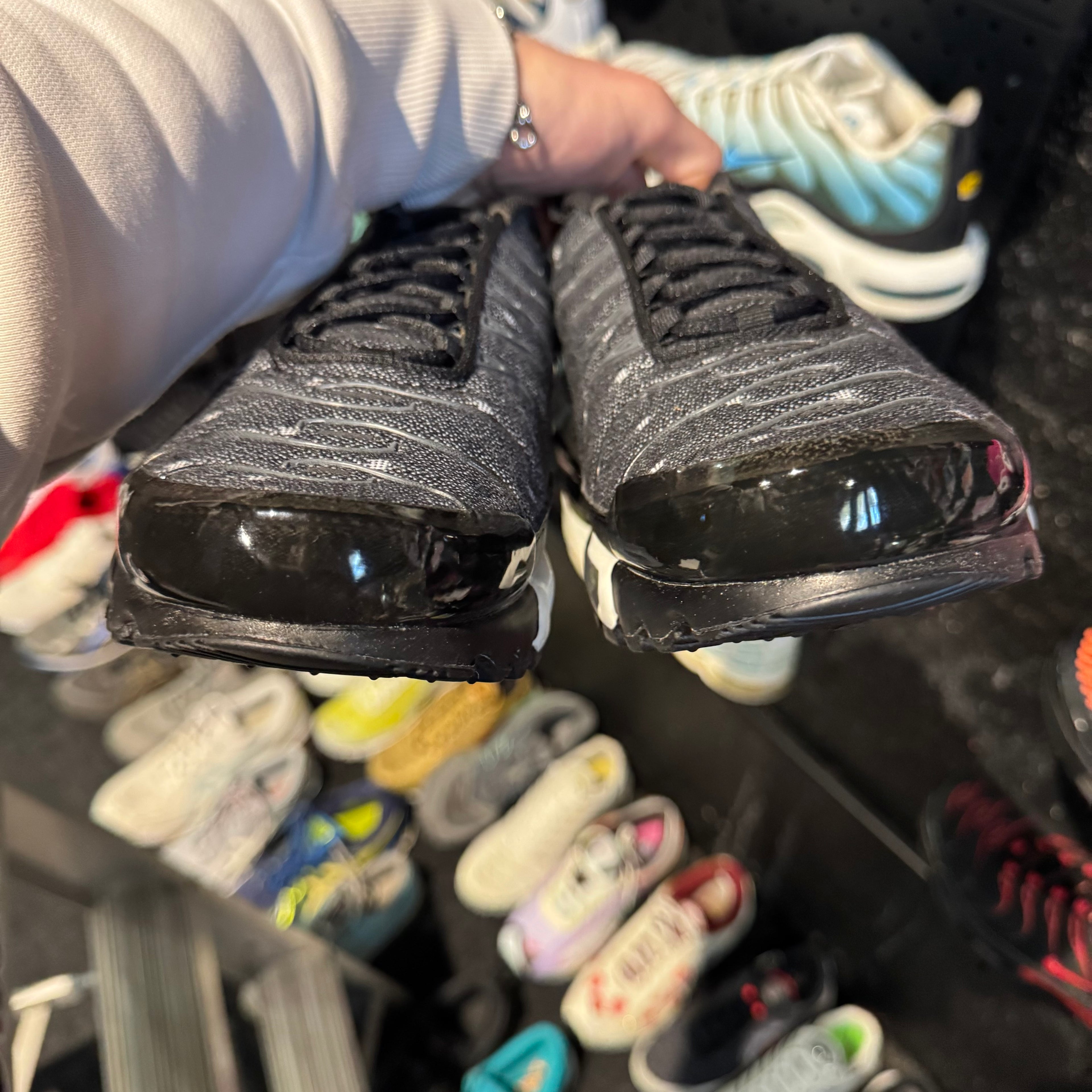 Nike Airmax Plus TN SE 'Black Chrome Summit White' (Brand New)
