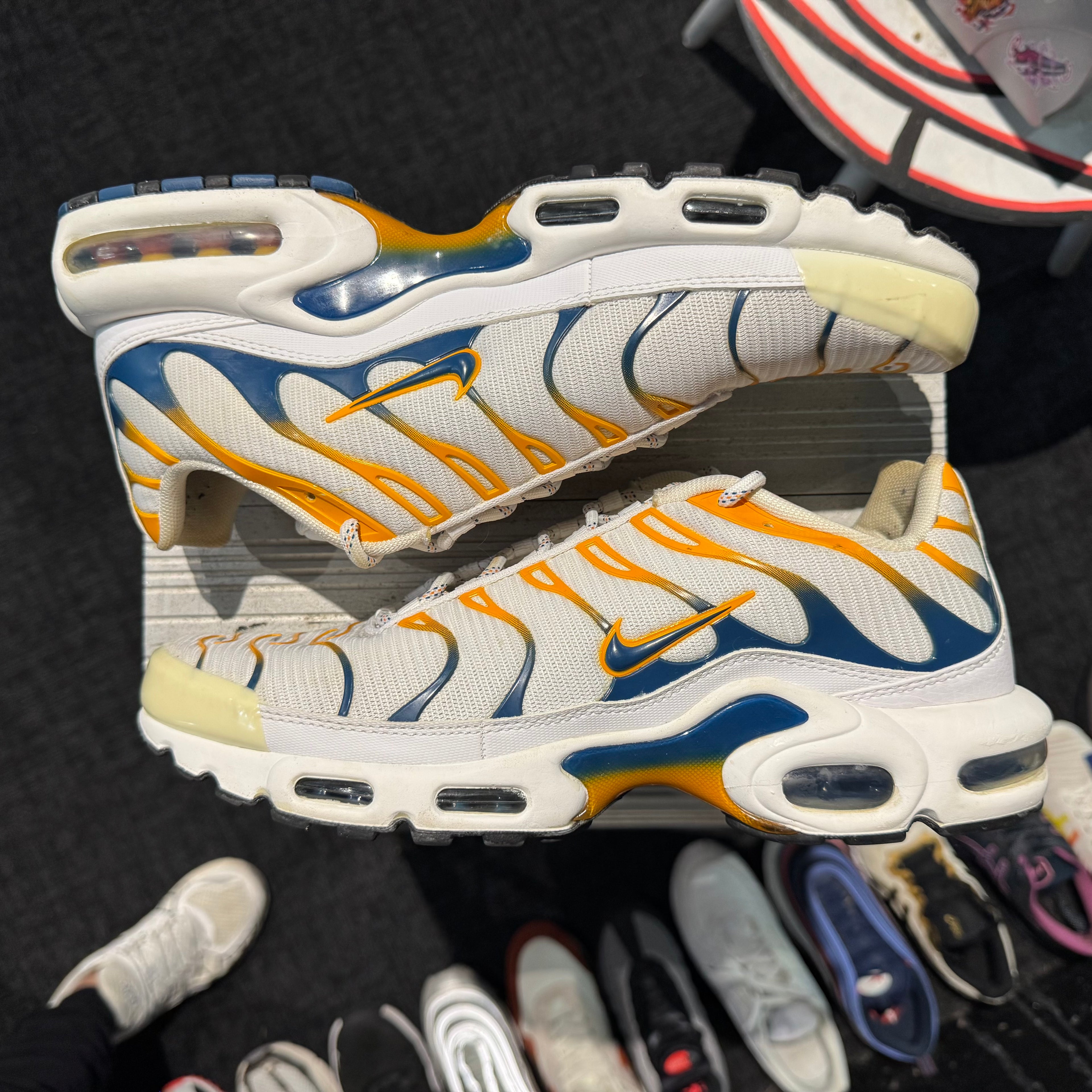 Nike Air Max Plus TN 'White Kumquat Marina Blue Hiking' (Second hand)