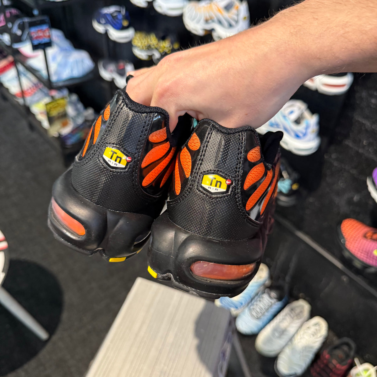 Nike Air Max Plus TN 'Black Orange Fade' (Brand New)