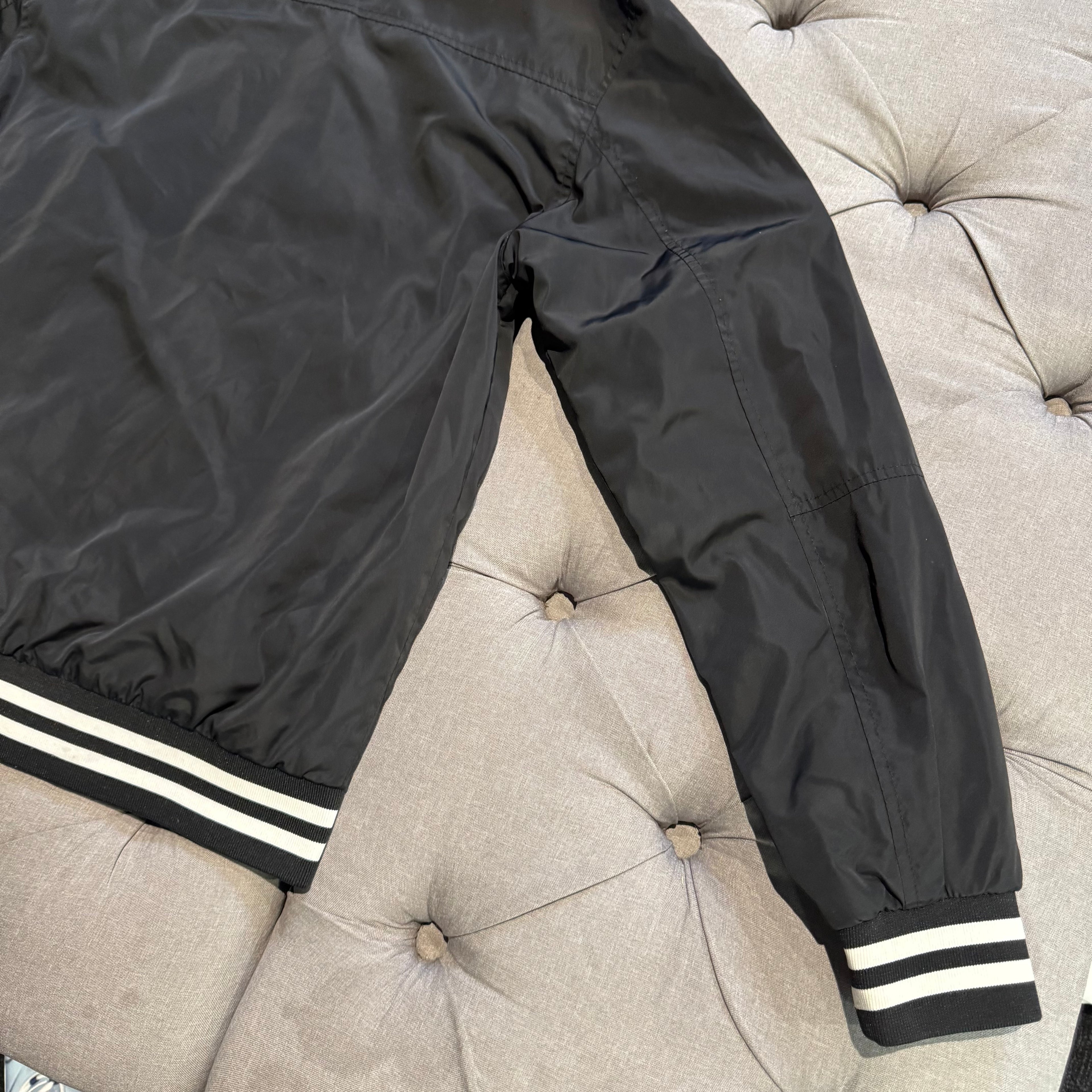 Lacoste Zipup Windbreaker Jacket 'Black' (Second hand)