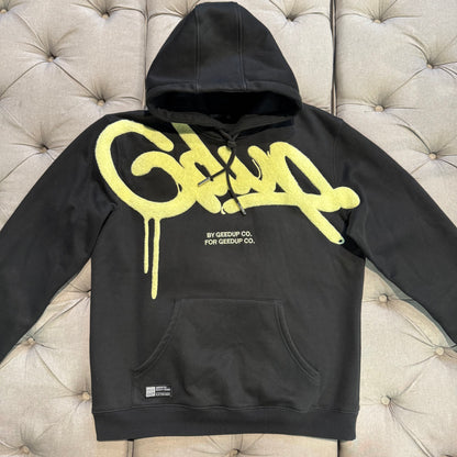 Geedup Handstyle Hoodie 'Black Sorbet' (Second hand)