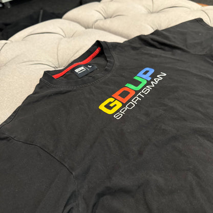 Geedup Sportsman T-Shirt 'Black Rainbow' (Second hand)