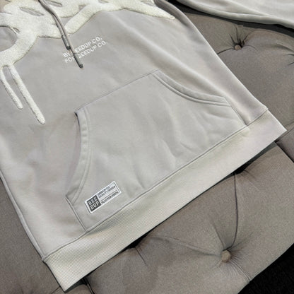 Geedup Handstyle Hoodie 'Grey White' (Second hand)