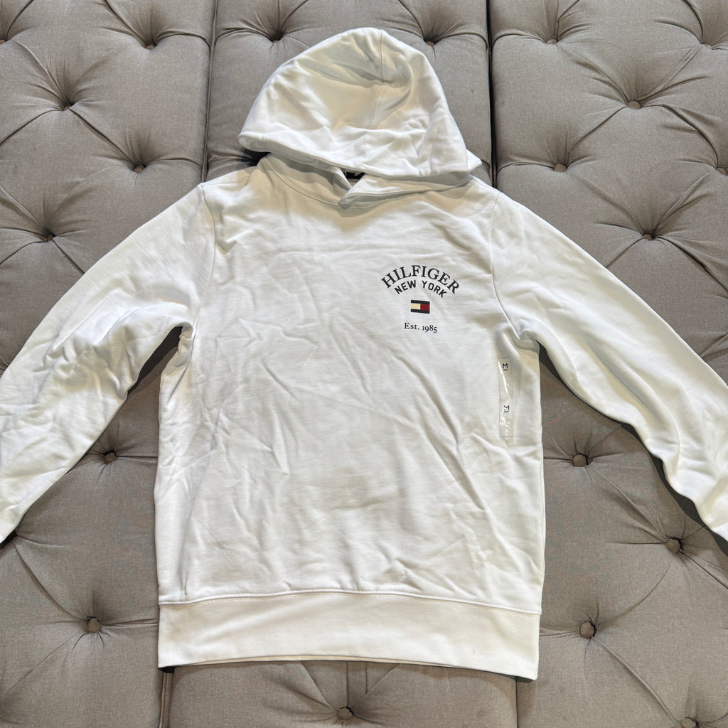Tommy Hilfiger New York Logo Hoodie 'White'