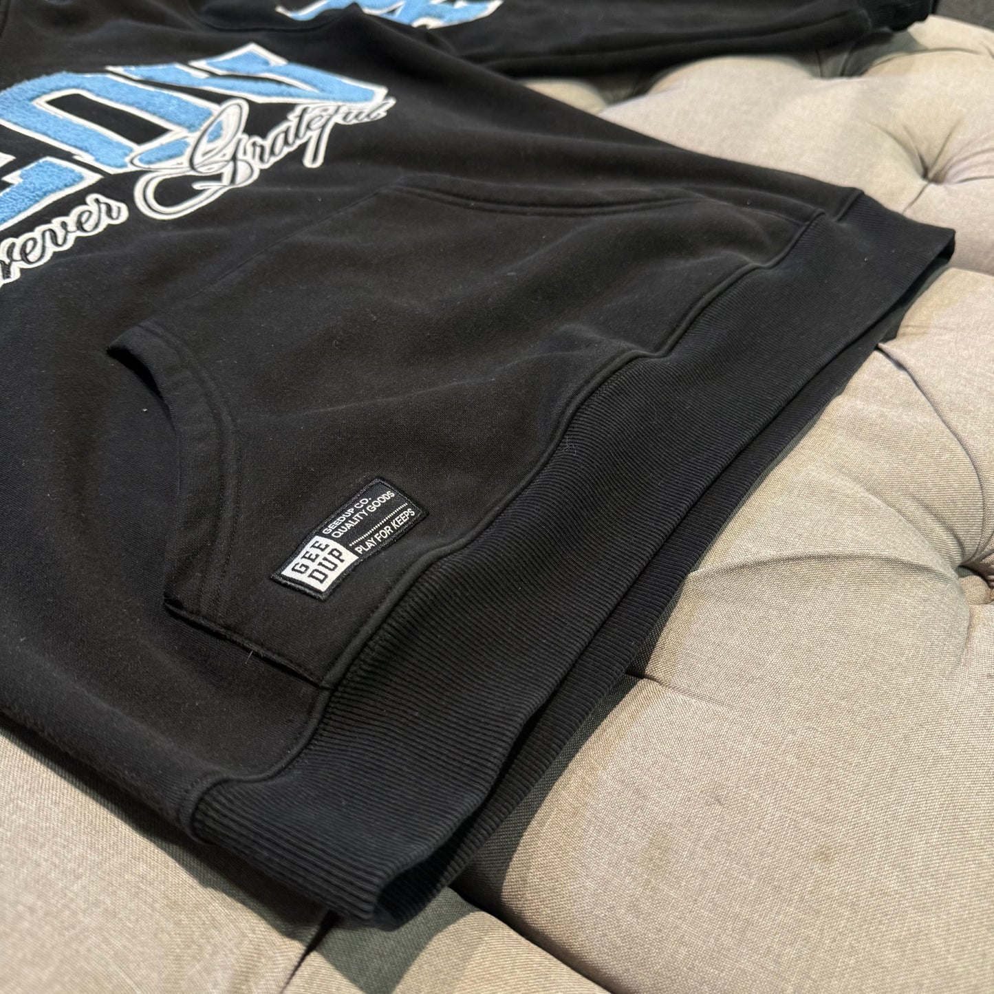 Geedup X Blue Boy Forever Greatful Team logo Hoodie (Second hand)