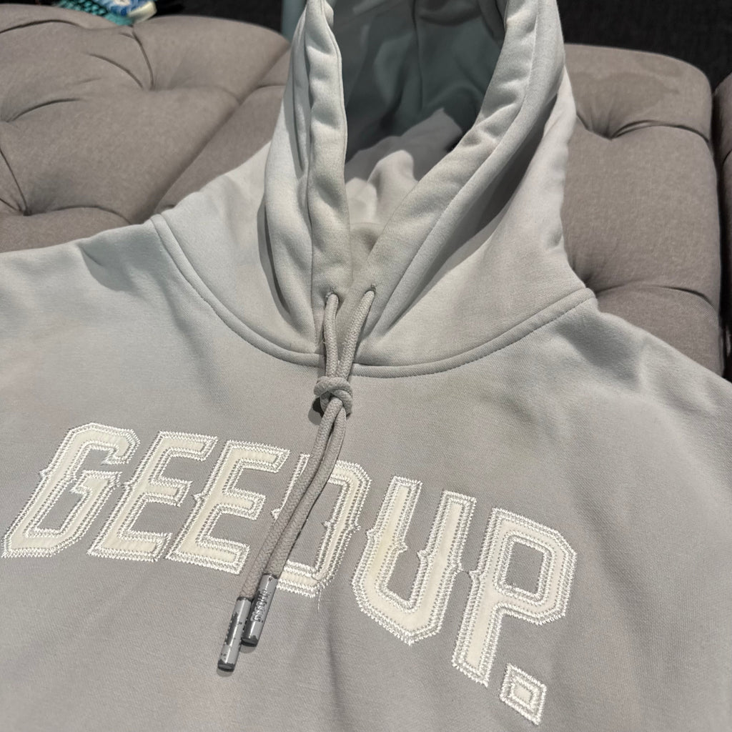 Geedup Cities Hoodie 'Grey White' (Second hand)