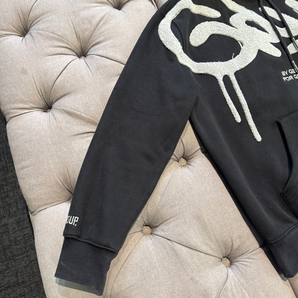 Geedup Handstyle G Hoodie 'Black Grey' (Second hand)