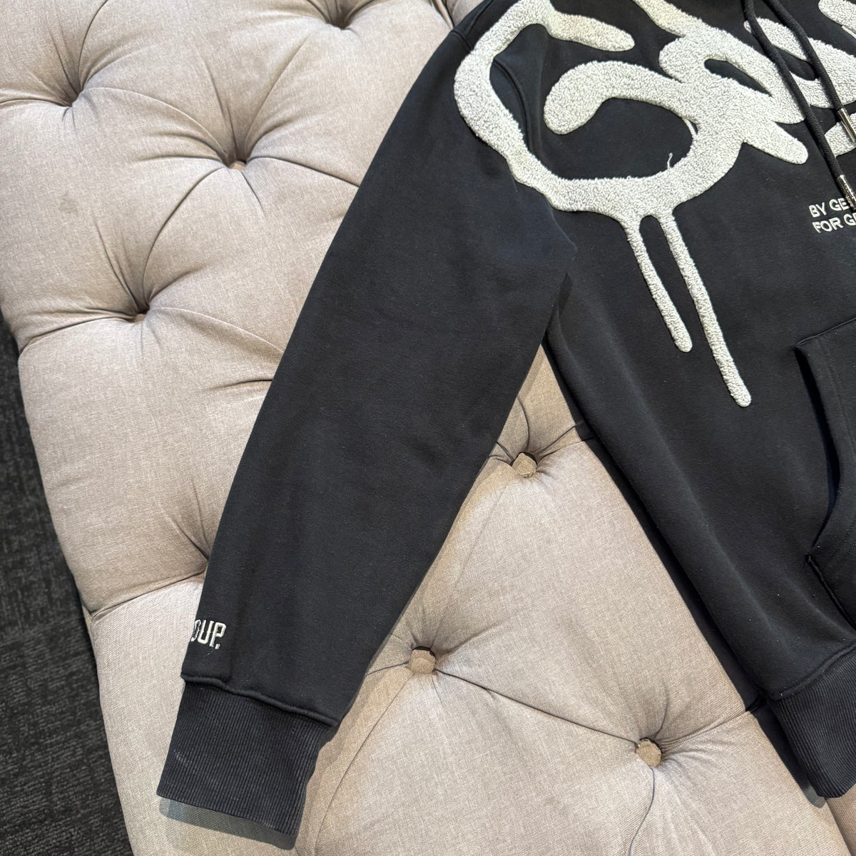 Geedup Handstyle G Hoodie 'Black Grey' (Second hand)
