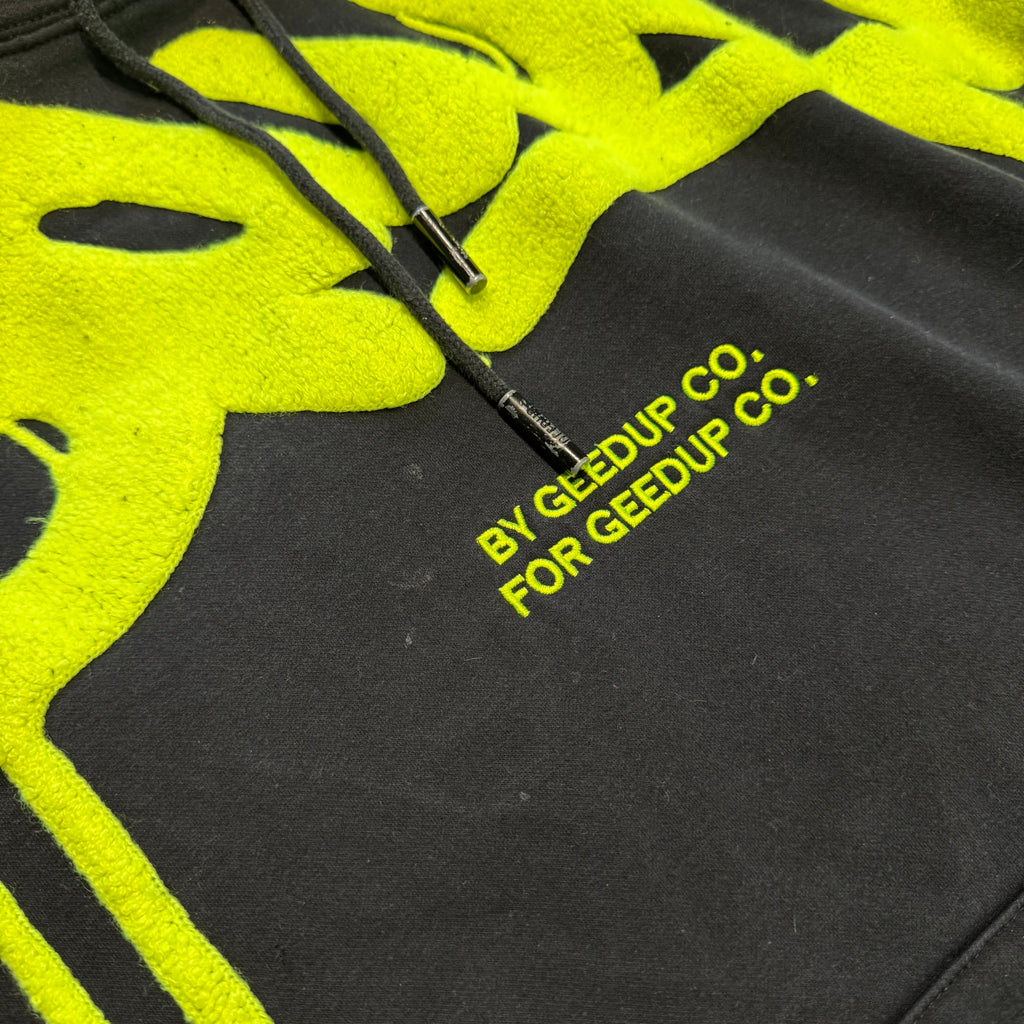 Geedup Handstyle Hoodie 'Black Volt' (Second hand)