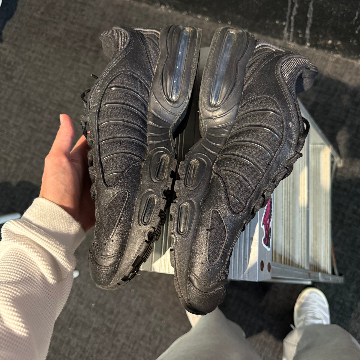 Nike Air Max Tailwind 4 'Triple Black' (Second hand)