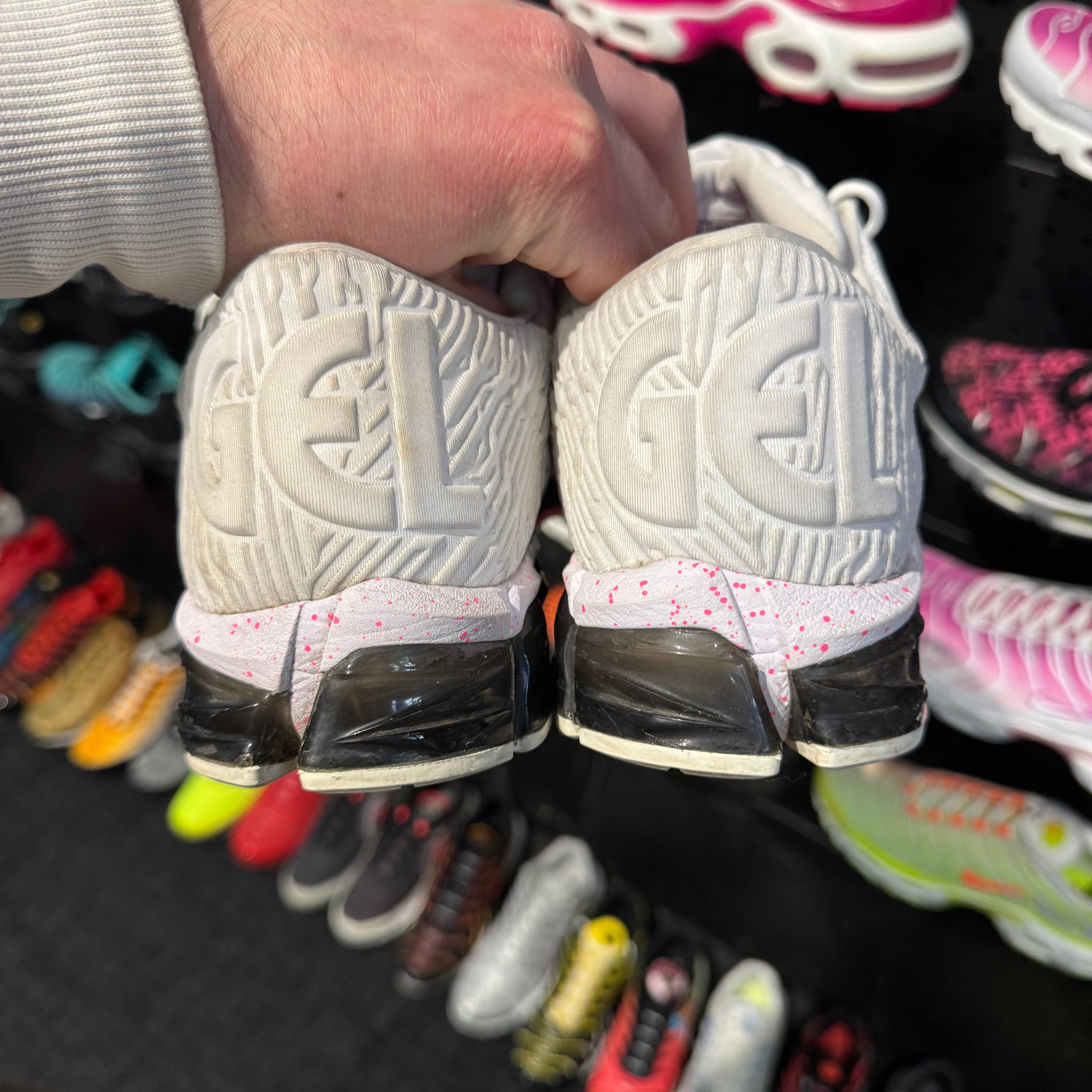 Asics Gel Quantum 360 5 Jacquard Tokyo Neon 'White Pink' (Second hand)