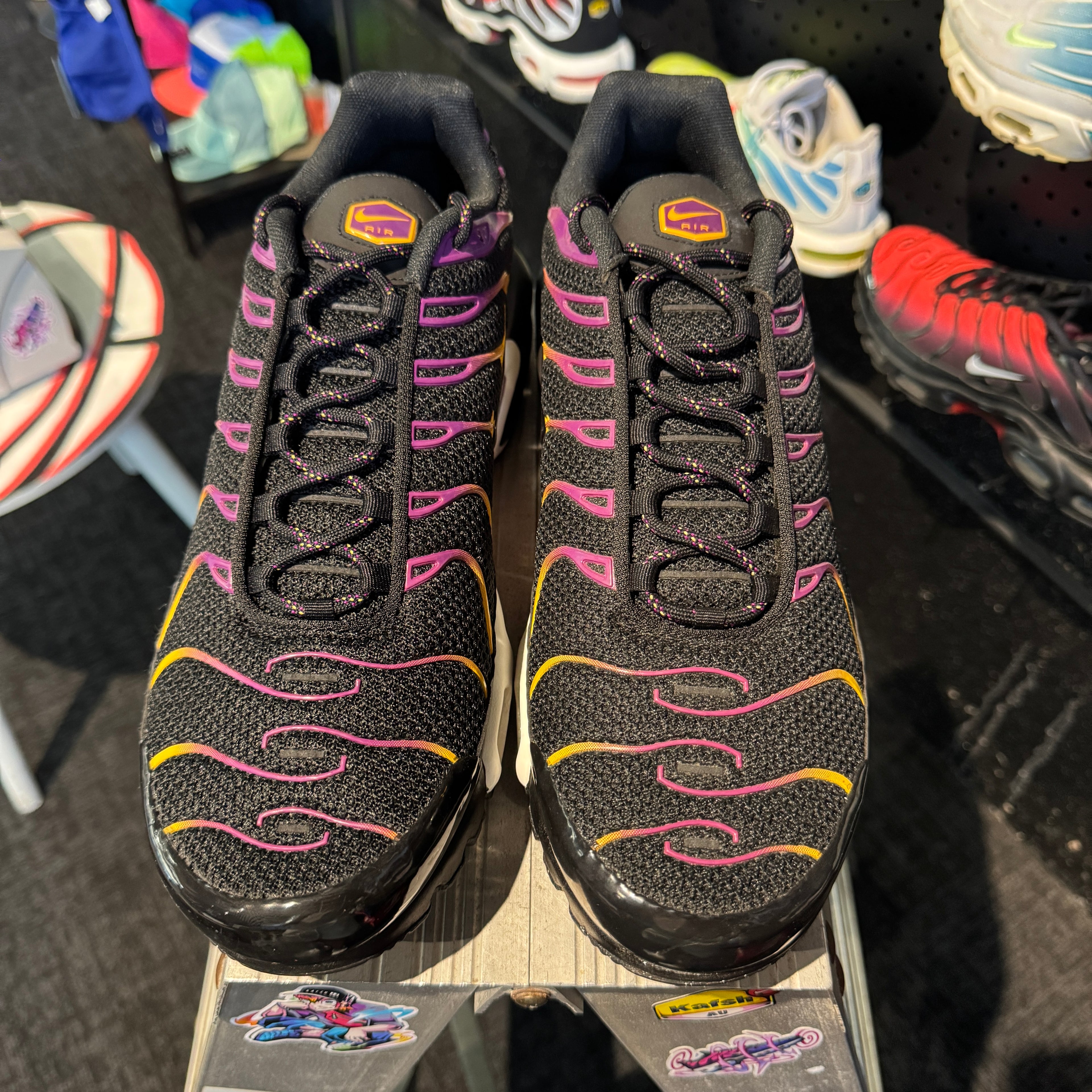 Nike Air Max Plus TN 'Black University Gold Viotech Purple' (Brand New)