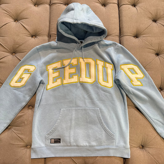 Geedup Team Logo Hoodie 'Sky Blue Yellow' (Second hand)