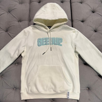 Geedup Play For Keeps Hoodie 'Bone White Teal' (Second hand)