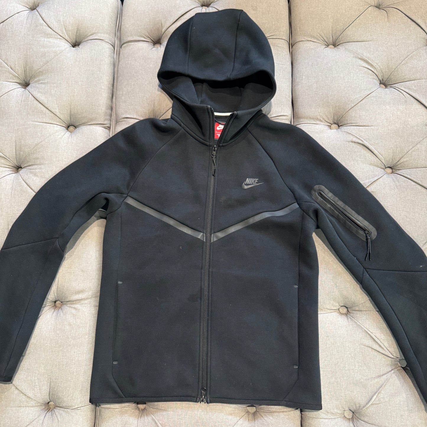 Nike Tech Fleece Jacket 'Black' (Second hand)