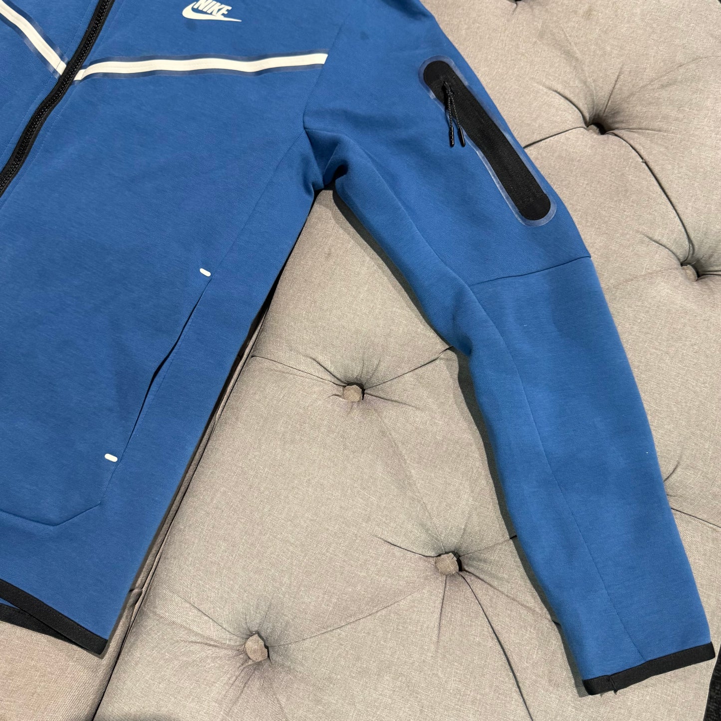 Nike Tech Fleece Jacket 'Blue White' (Second hand)