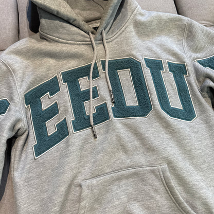 Geedup Team Logo Hoodie 'Grey Teal' (Second hand)