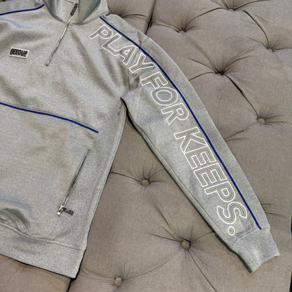 Geedup PFK Qtr Zip 'Grey Blue' (Second hand)