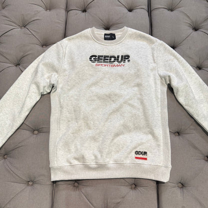 Geedup Sportsman Crewneck 'Marle White Red' (Second hand)