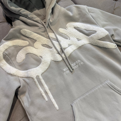 Geedup Handstyle Hoodie 'White Grey' (Second hand)