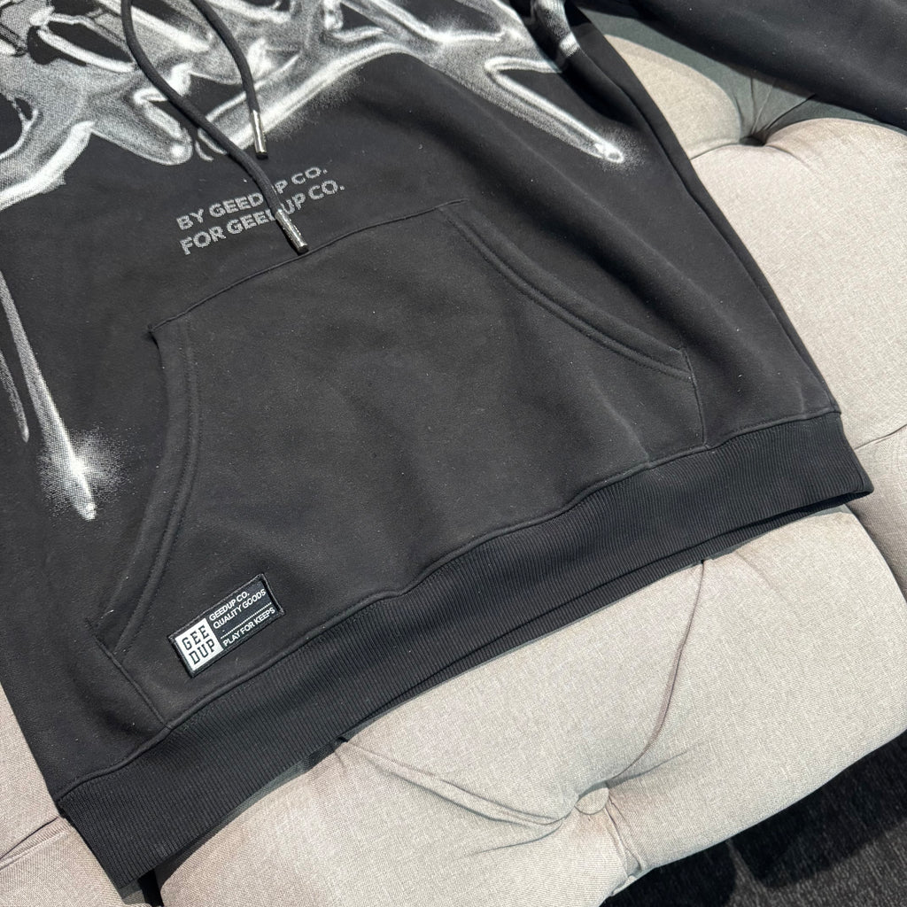 Geedup Handstyle Hoodie 'Black Chrome' (Second hand)
